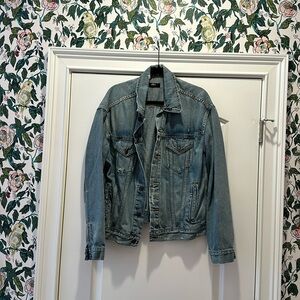 Able distressed denim jacket XXL